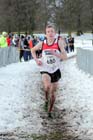Callum Johnson (Gateshead) finishing 2nd in the junior mens Northern Cross Country Championships.
